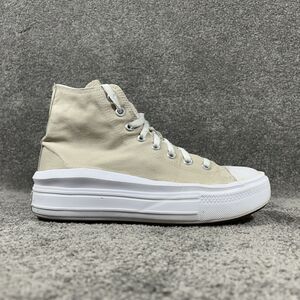 Converse All Star Hi A04365C Women's Size 10 Beach Stone Platform Shoes Used